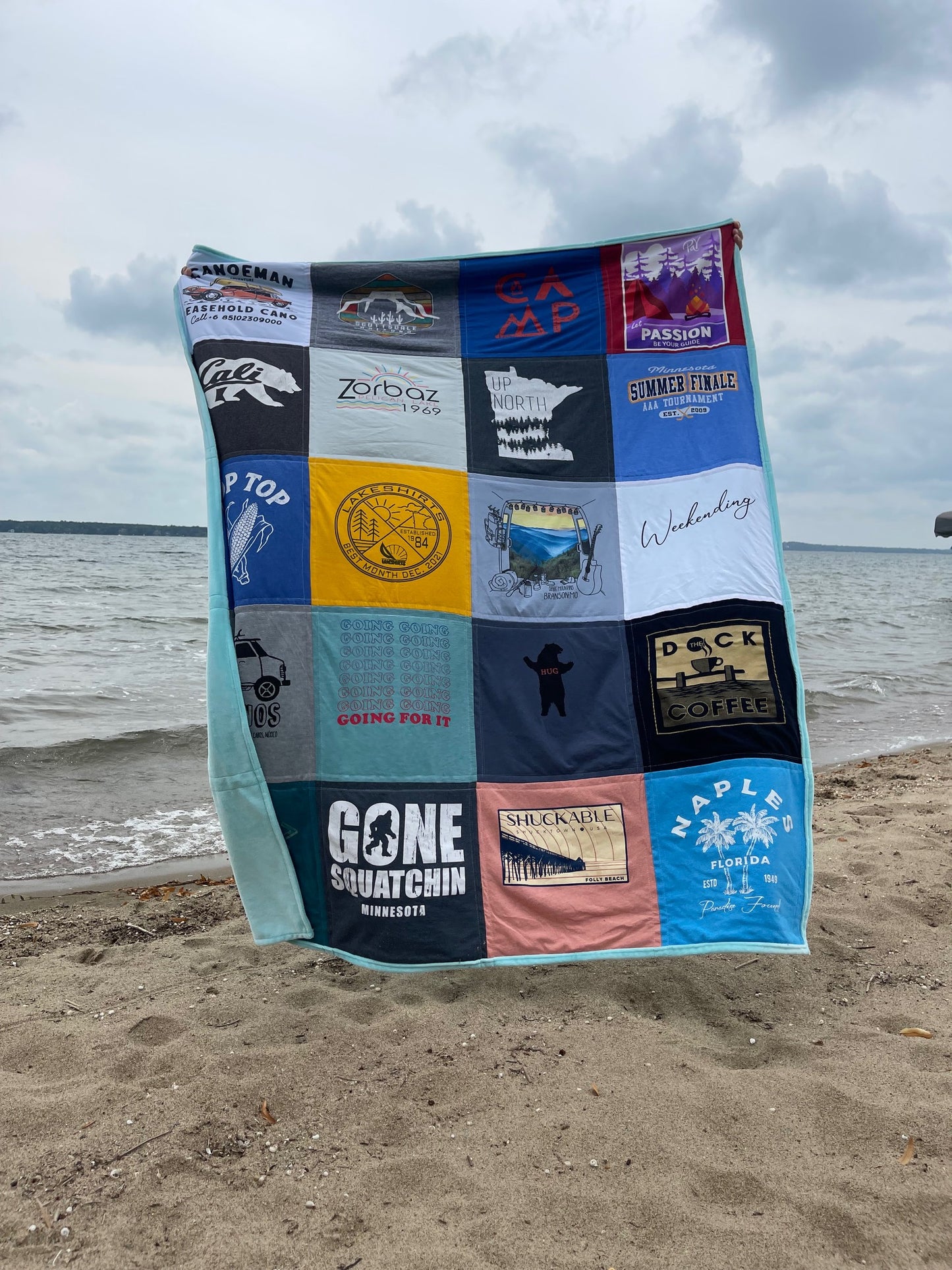 T-Shirt Quilt Large Throw Size