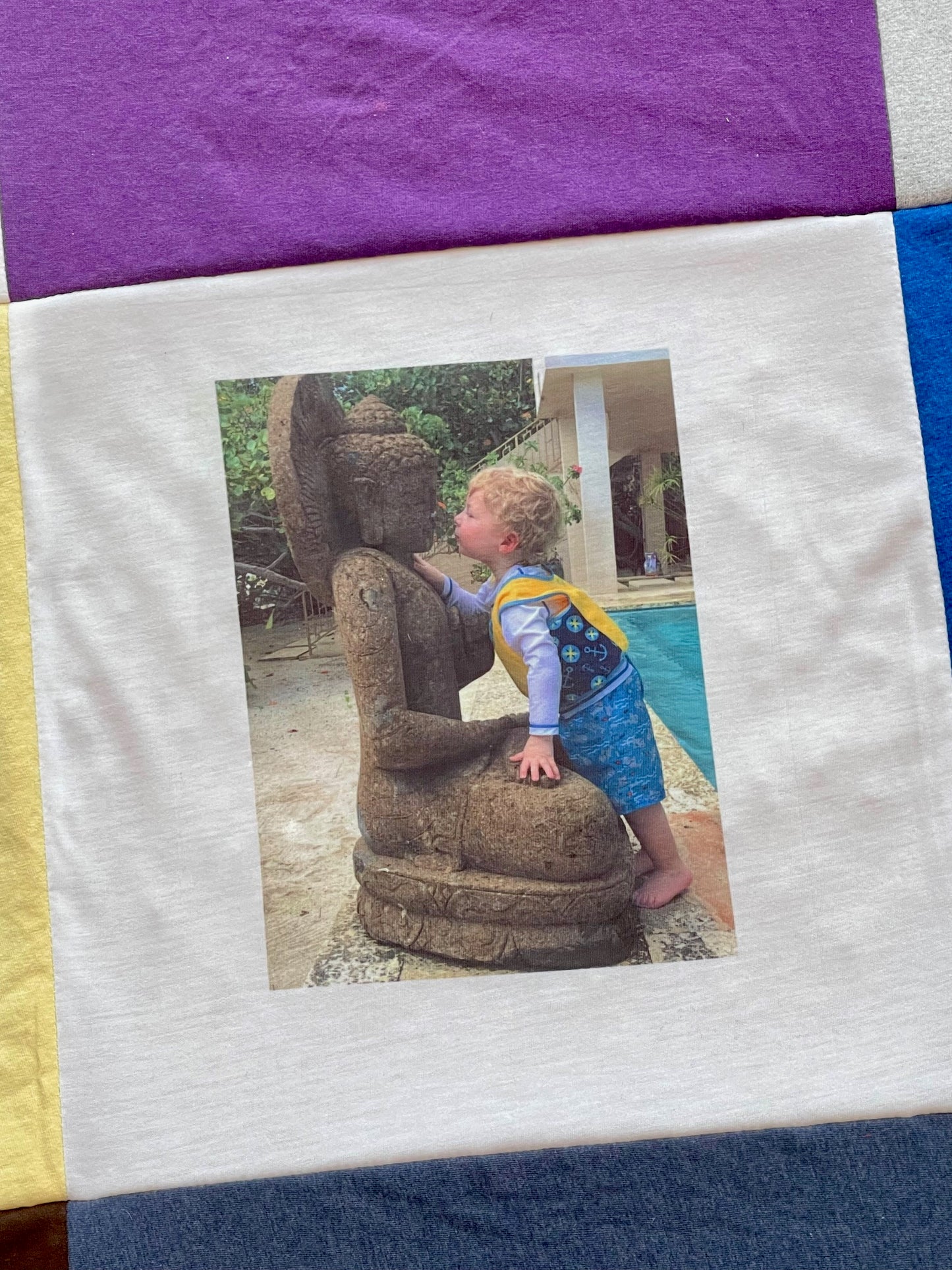 Custom Printed Quilt Block Add On, Sublimation Print, Photos Printed on Fabric, Handwritten Notes, Custom Message added on to your Quilt.