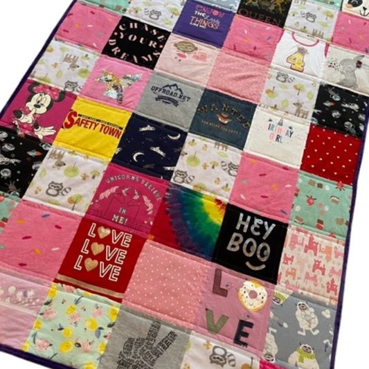 TShirt Quilt, Baby Clothes Shirt Quilt, T-Shirt Quilts, Baby Memory Blanket, Custom Blanket, Shirt Quilt, Handmade Gifts, Baby Quilt