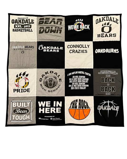 T-Shirt Quilt Throw Size
