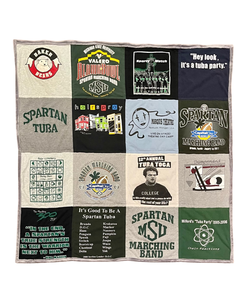 T-Shirt Quilt Throw Size