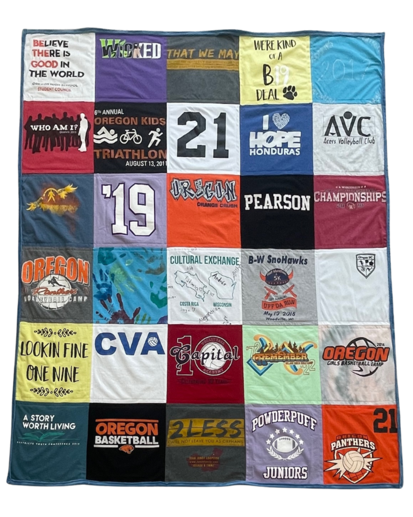 T-Shirt Quilt Medium Size