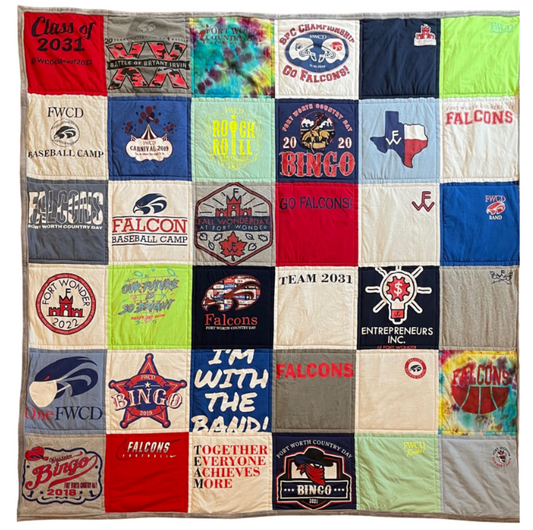 T-Shirt Quilt Medium Square Size